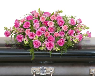Peaceful Pink Casket Spray