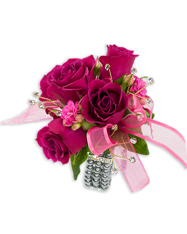 Fuchsia Wrist Corsage