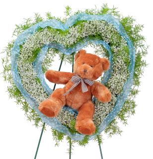 Tiny Angels Wreath in Blue
