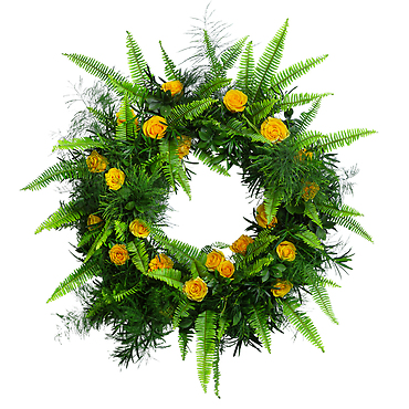 Birds of Solace Sympathy Wreath - Deluxe
