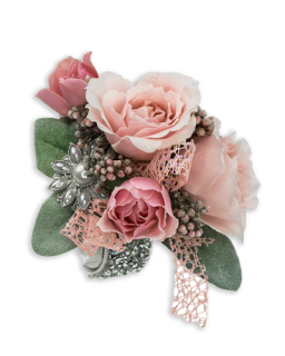 Victorian Blush Wrist Corsage