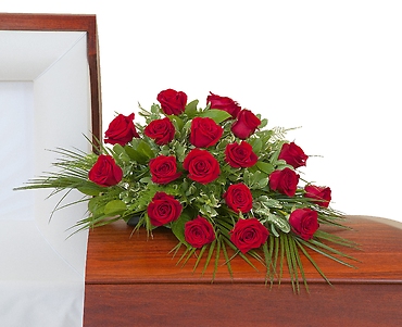 Simply Roses Casket Spray