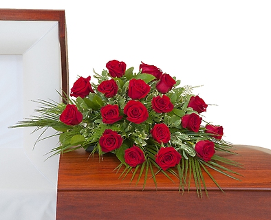 Simply Roses Casket Spray