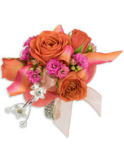 Sherbet Wrist Corsage