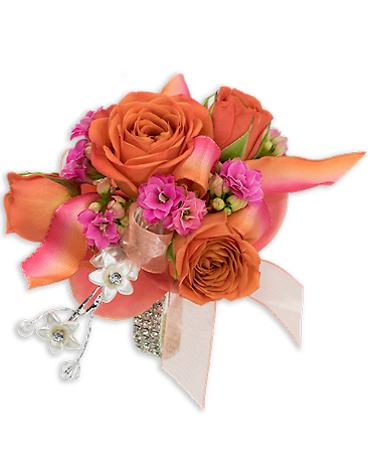 Sherbet Wrist Corsage
