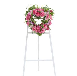Peaceful Pink Heart Spray