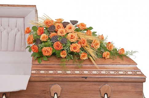 Fall Splendor Casket Spray - Full
